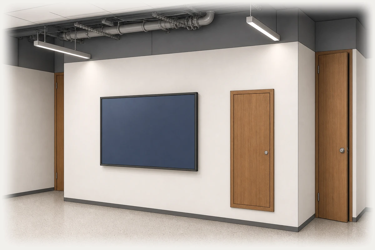 Plaque of the Joint Laboratory for Digital Twin Scientific Intelligence beside the Room 414 door