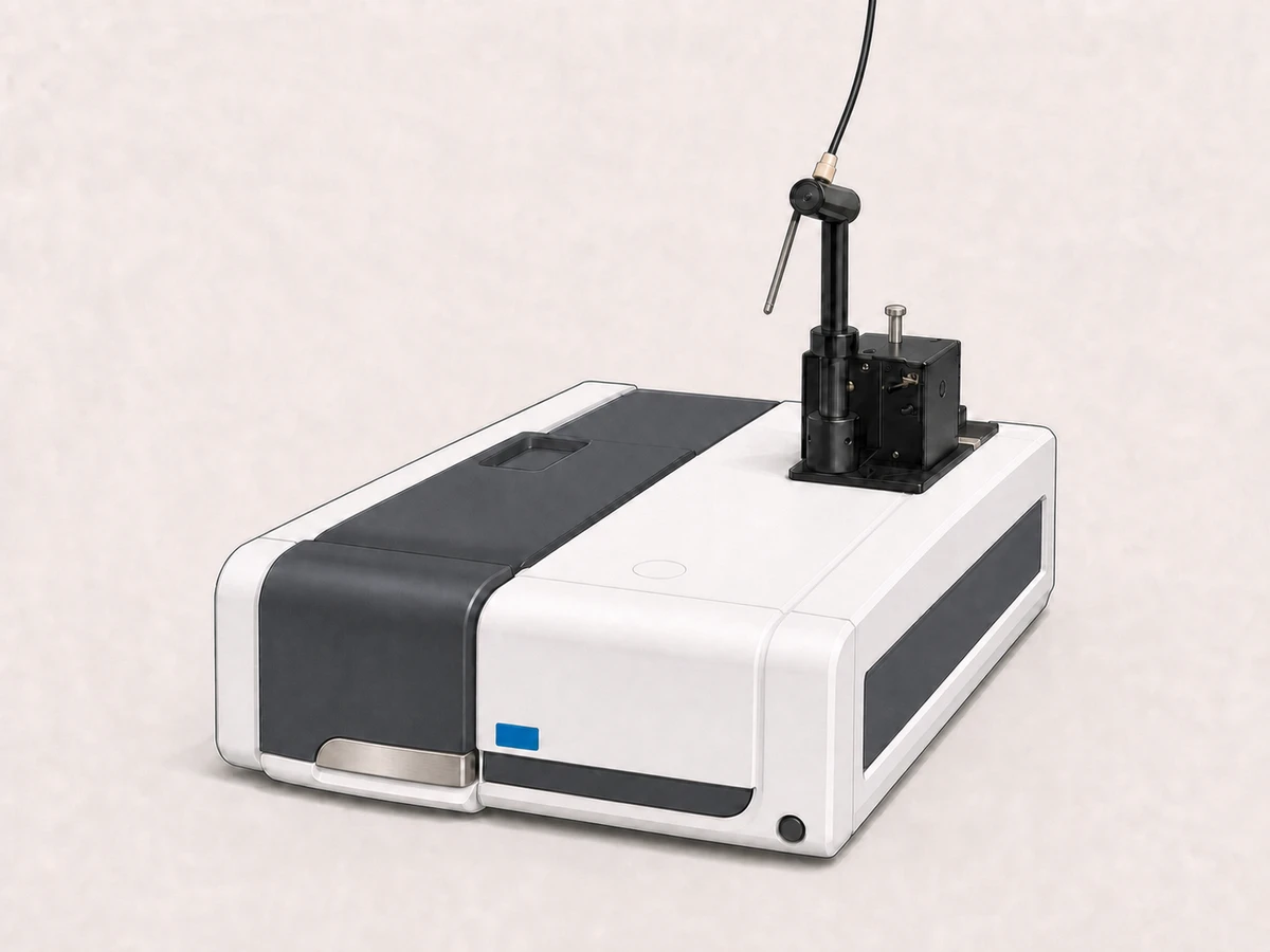 Agilent Cary 60 UV-Vis spectrophotometer with fibre-optic probe stand